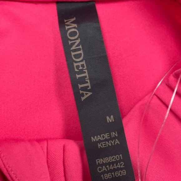 Mondetta Active Half-Zip Sleeveless Top Medium Pink Recycled Nylon a1642 - Picture 4 of 7